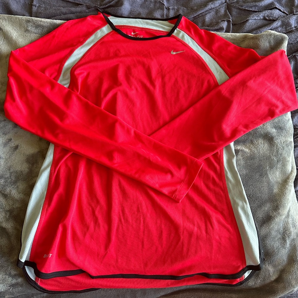 Nike Dri-Fit Long Sleeve Workout Top - Size M